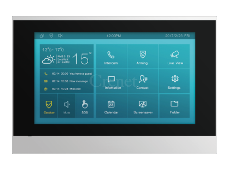 七吋室內機 Akuvox C313S, OEM C313S(CL)